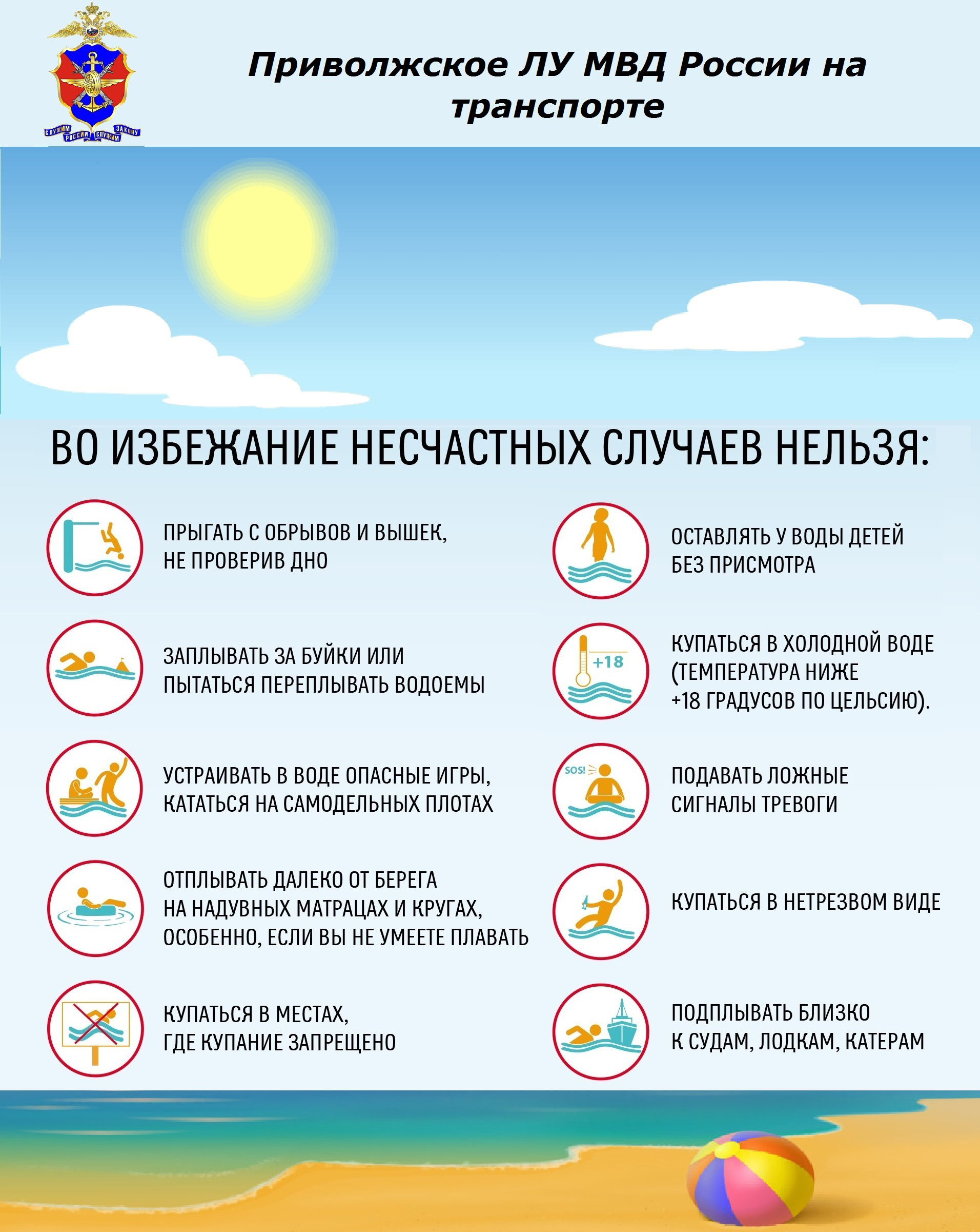 Безопасность на воде.